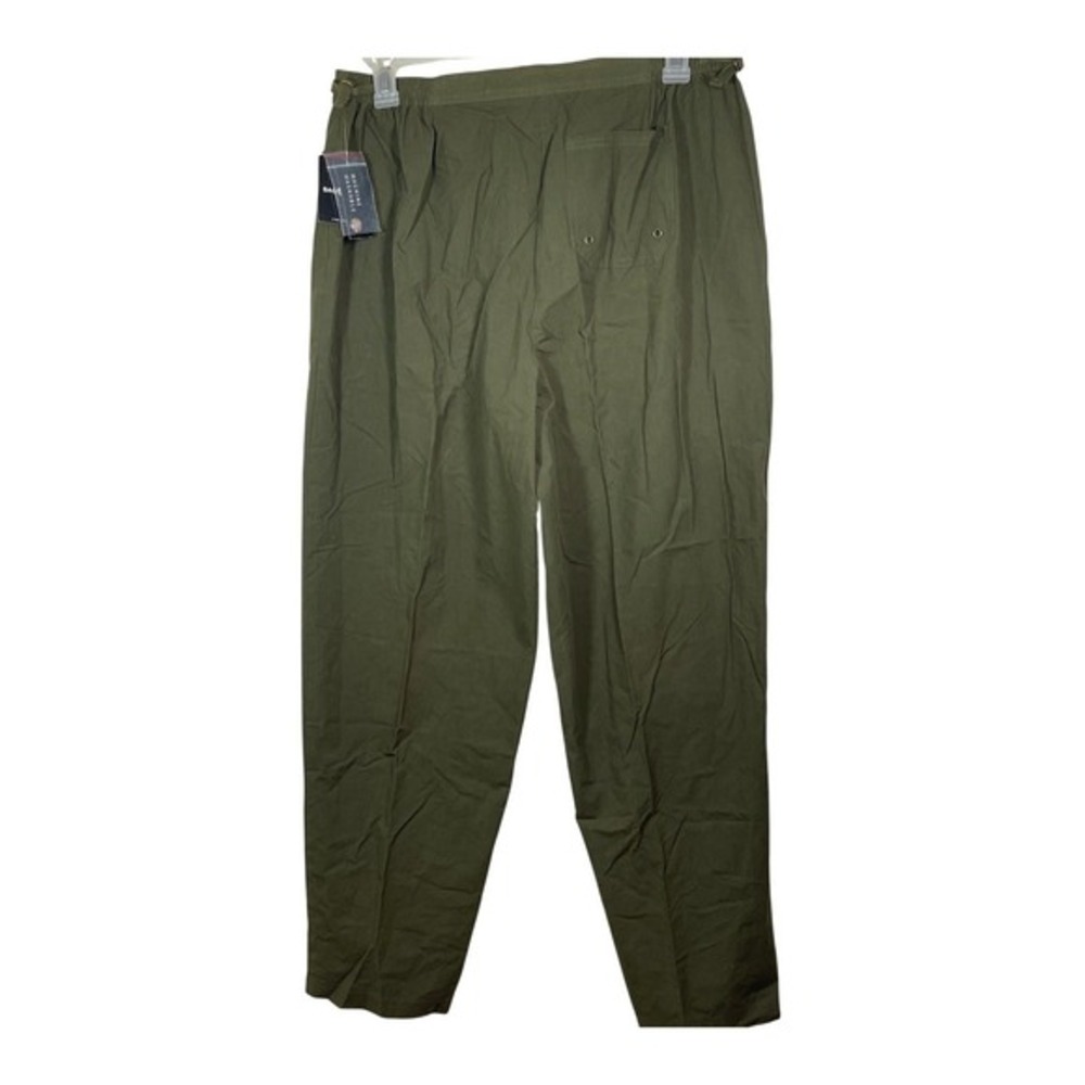 Sag Harbor Sport vintage Olive Green Cotton‎ Straight Leg Pants NEW granola